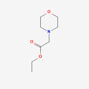 Ethyl2-morpholinoacetate structure, CAS 3235-82-3