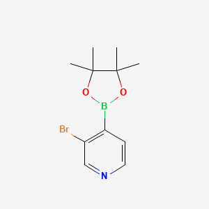 3-Bromopyridine-4-boronicacidpinacolester structure, CAS 458532-92-8