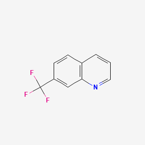 7-(Trifluoromethyl)quinoline structure, CAS 325-14-4