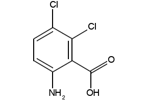 2-Amino-5,6-dichlorobenzoicacid structure, CAS 20776-60-7