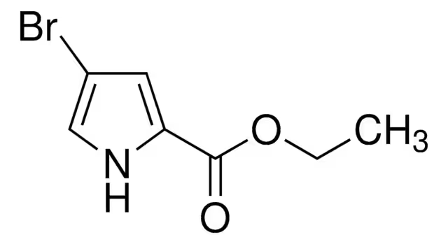 Ethyl4-bromo-1H-pyrrole-2-carboxylate structure, CAS 433267-55-1