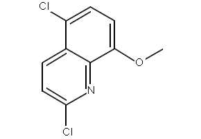 2,4-Dichloro-8-methoxyquinoline structure, CAS 32608-29-0