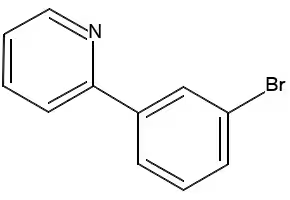 2-(3-Bromophenyl)pyridine structure, CAS 4373-60-8
