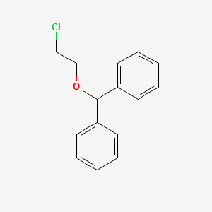 2-ChloroEthylbenzhydrylether structure, CAS 32669-06-0