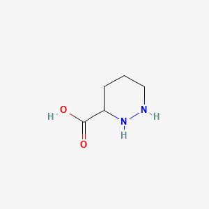Hexahydropyridazine-3-carboxylicacid structure, CAS 32750-52-0