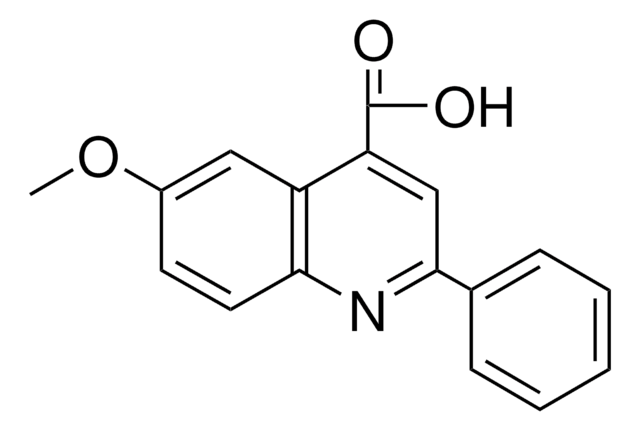 6-Methoxy-2-phenyl-4-quinolinecarboxylicacid structure, CAS 32795-58-7