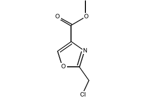 Methyl(2-chloroMethyl)oxazole-4-carboxylate structure, CAS 208465-72-9