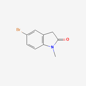 5-Bromo-1-Methyl-2-oxoindoline structure, CAS 20870-90-0