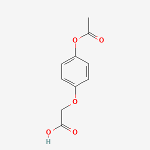 4-Acetoxyphenoxyaceticacid structure, CAS 20872-29-1