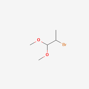 2-Bromo-1,1-dimethoxypropane structure, CAS 33170-72-8