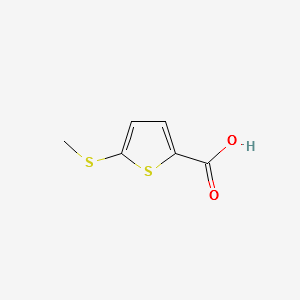 5-Methylsulfanyl-thiophene-2-carboxylicacid structure, CAS 20873-58-9