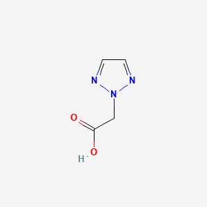 2H-1,2,3-triazole-2-aceticacid structure, CAS 4320-91-6