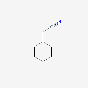 Cyclohexylacetonitrile structure, CAS 4435-14-7