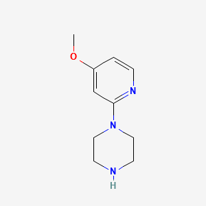 1-(4-Methoxy-pyridin-2-yl)-piperazine structure, CAS 444666-41-5