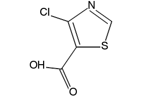 4-Chloro-5-thiazolecarboxylicacid structure, CAS 444909-59-5