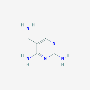5-AminoMethylpyrimidine-2,4-diamine structure, CAS 4458-18-8