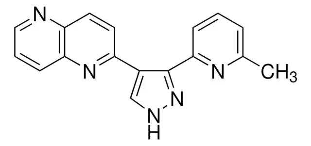 2-(3-(6-Methylpyridin-2-yl)-1H-pyrazol-4-yl)-1,5-naphthyridine structure, CAS 446859-33-2