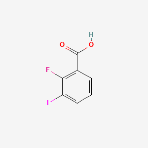 2-Fluoro-3-iodobenzoicacid structure, CAS 447464-03-1