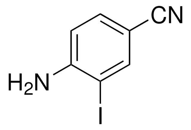 4-Amino-3-iodobenzonitrile structure, CAS 33348-34-4
