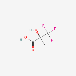 (R)-3,3,3-Trifluoro-2-hydroxy-2-Methylpropionicacid structure, CAS 44864-47-3