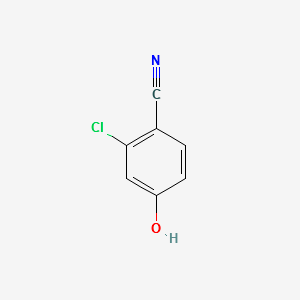 2-Chloro-4-hydroxybenzonitrile structure, CAS 3336-16-1