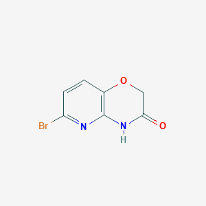 6-Bromo-2H-pyrido[3,2-b][1,4]oxazin-3(4H)-one structure, CAS 337463-88-4