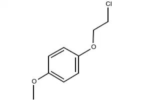 1-(2-Chloroethoxy)-4-methoxybenzene structure, CAS 3383-74-2
