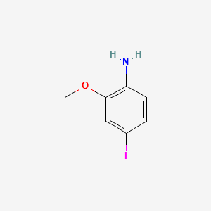 4-Iodo-2-methoxyaniline structure, CAS 338454-80-1