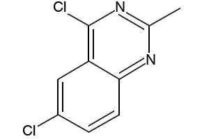 4,6-Dichloro-2-methylquinazoline structure, CAS 338739-44-9