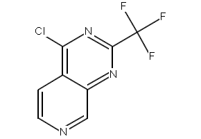 4-Chloro-2-(trifluoromethyl)pyrido[2,3-d]pyrimidine structure, CAS 338739-98-3