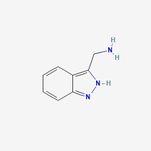 3-(Aminomethyl)-1H-Indazole structure, CAS 806640-37-9