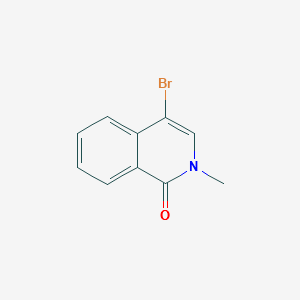 4-Bromo-2-methylisoquinolin-1(2H)-one structure, CAS 33930-63-1