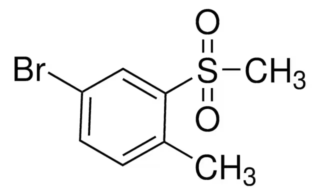 1-Bromo-2-(methylsulfonyl)benzene structure, CAS 33951-33-6