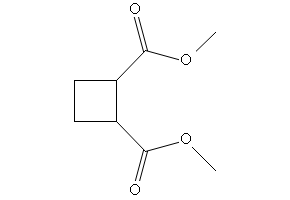 Cyclobutane-1,2-dicarBOXYLICacidDimethylester,Trans structure, CAS 3396-20-1