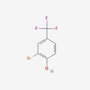 2-Bromo-4-(trifluoromethyl)phenol structure, CAS 81107-97-3