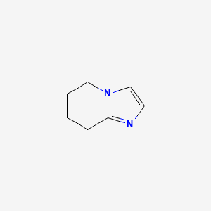 5,6,7,8-Tetrahydro-imidazo[1,2-a]pyridine structure, CAS 34167-66-3