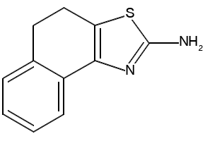 4,5-Dihydro-naphtho[1,2-D]thiazol-2-ylamine structure, CAS 34176-49-3