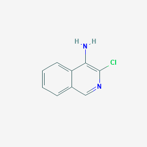 3-Chloro-4-isoquinolinamine structure, CAS 342899-38-1