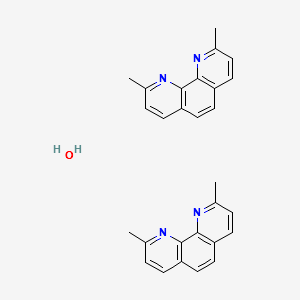 2,9-Dimethyl-1,10-phenanthrolinehemihydrate structure, CAS 34302-69-7