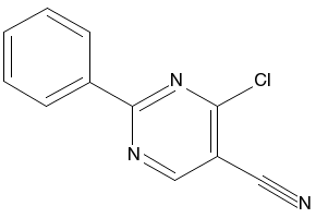 4-Chloro-2-phenylpyrimidine-5-carboxylicacid structure, CAS 343349-20-2