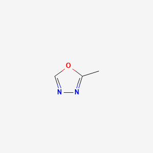 2-Methyl-1,3,4-oxadiazole structure, CAS 3451-51-2