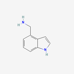 1H-Indol-4-ylmethanamine structure, CAS 3468-18-6