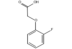 2-Fluorophenoxyaceticacid structure, CAS 348-10-7