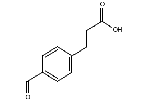 3-(4-Formylphenyl)propanoicacid structure, CAS 34961-64-3