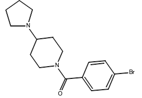 Piperidin-4-yl-pyrrolidin-1-yl-methanone structure, CAS 35090-95-0