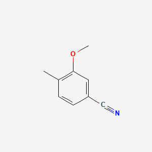 3-Methoxy-4-methylbenzonitrile structure, CAS 3556-60-3