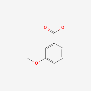 Methyl3-methoxy-4-methylbenzoate structure, CAS 3556-83-0