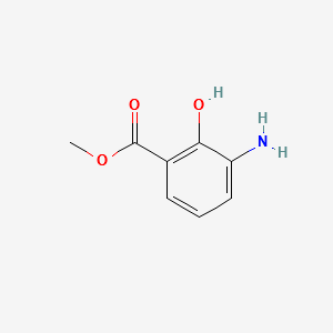 Methyl3-amino-2-hydroxybenzoate structure, CAS 35748-34-6