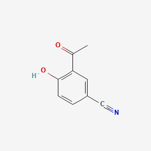 2-Acetyl-4-cyanophenol structure, CAS 35794-84-4