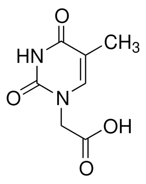 Thymine-1-aceticacid structure, CAS 20924-05-4